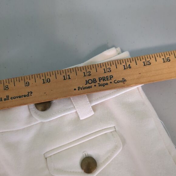 J. CREW Women's vintage straight wool skirt knee length buttons 0 - Picture 3 of 5